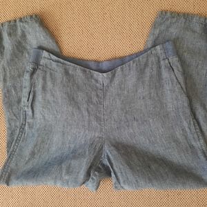 Love linen J Jill chambray Pants sz SP
